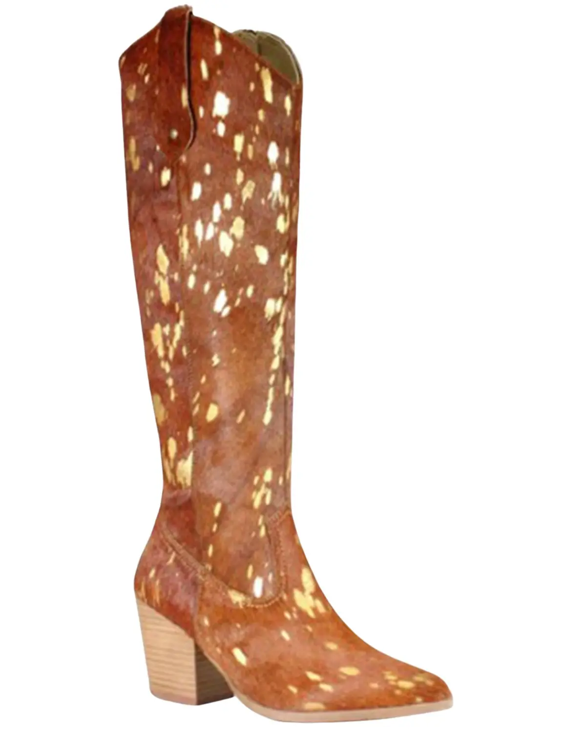 Diba True Women's Women'S Corner Brook Western Boot Round Toe - 38522-Gold
