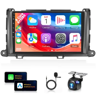 Android Car Stereo For Suzuki Vitara 2005-2015 - 9" Touchscreen, CarPlay, Android Auto, Reverse Camera