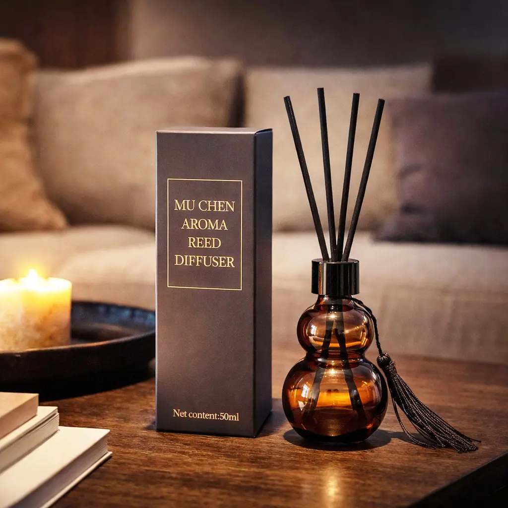 50ML Aroma Reed Diffuser Bottle, Glass Tassel Decor, Aroma Scented, Long-Lasting Essential Oil Scent, Essential Oil Diffusers For Home, Home Fragrance Products, Perfect for Bedroom Living Room Bathroom Office