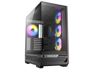 Antec C7 ARGB, RTX 40 GPU Support, 4 x 120mm ARGB PWM Fans Included, Vertical GPU Cooling, Type-C 10Gbps, Seamless Tempered Glass Front & Side Panels, 360mm Radiator Support, Mid-Tower E-ATX PC Case