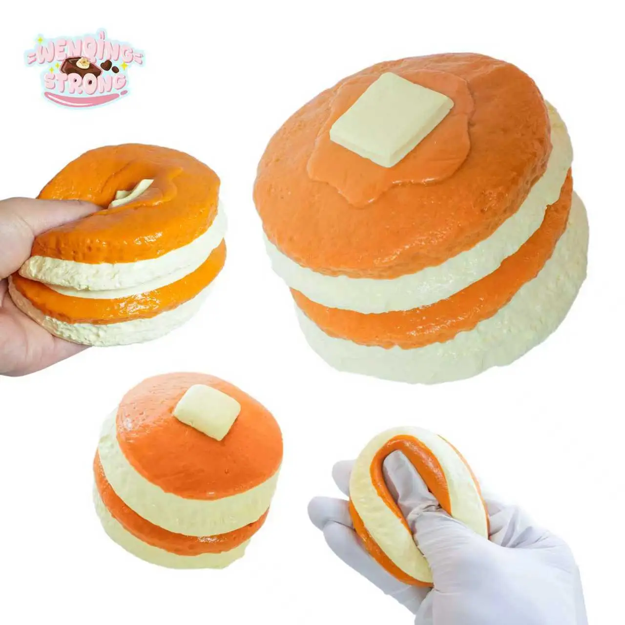 [WenQing Taba Squishy] Handmade Taba SquishiesDreams Caramel muffinSquishy Toys stress balls for adults squishy toys anxiety relief items Dreams Caram