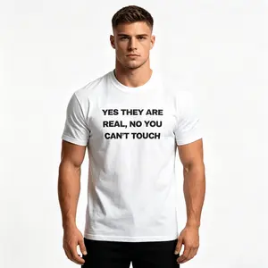 YES THEY ARE REAL, NO YOU CAN'T TOUCH Unisex Heavy Cotton Tee - funny shirt - bar -  gift for men and women clothes