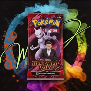 Pokémon TCG - Destined Rivals Booster Pack - SV10: Team Rocket vs. Heroes - 10 Cards per Pack - Scarlet & Violet Expansion