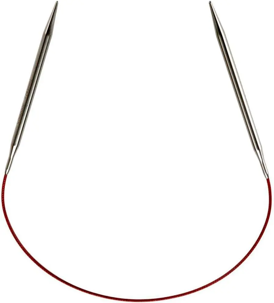 ChiaoGoo Red Lace Circular 16 inch (41cm) Stainless Steel Knitting Needle Size US 4 (3.5mm) 7016-4 Gift