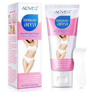 ALIVER hair removal cream, Flawless, designed for women, features a gentle formula that is smooth and non-irritating, allowing for smooth skin, suitable for arms, legs, underarms, etc., suitable for all skin types