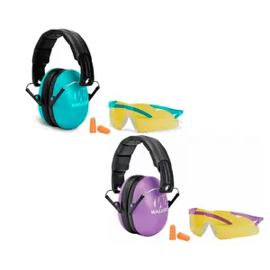 Walker's Youth and Women Combo Kit, Passive Muffs, Sport Glasses and Foam Tips