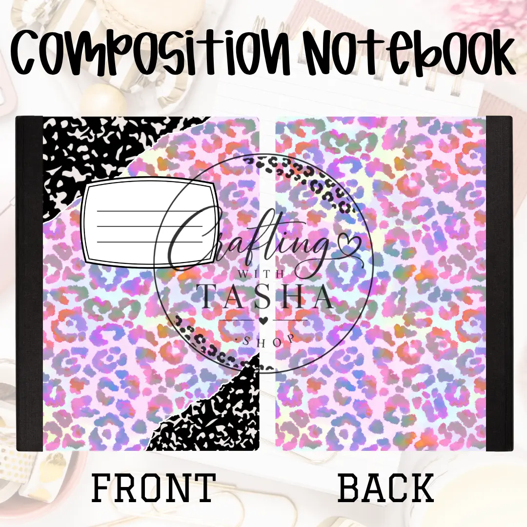 Rainbow Leopard Composition Notebook