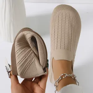 Women‘s Round Toe Flat Shoes - Casual Woven Slip-On Loafers with Soft Sole for Walking, Outdoor & Travel Women‘s Round Toe Flat Shoes - Casual Woven Slip-On Loafers with Soft Sole for Walking, Outdoor & Travel