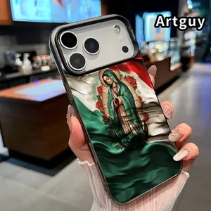 Phone Case for iPhone 17 16 15 Pro Max 14 Plus E 13 12 11 X XS Air XR Vintage Maria Pattern Matte Shockproof Anti-Scratch Stylish Smartphone Cover