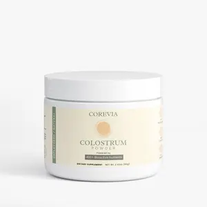 Corevia Colostrum Powder – 69g Dietary Supplement for Gut Health, Skin Glow, Hair Vitality, Immunity, Performance & Recovery – Made in USA – 400+ Bioactive Nutrients
