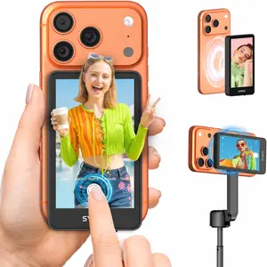 SYNCO XView M4 Touch Screen Selfie Monitor 4K/1080p Magnetic Back Camera Vlog Monitor for iPhone 7-17 Series