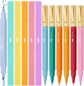 - Dual Tip Aesthetic Highlighters and s No Bleed, 12Pack, Assorted Colors  Highlighters No Bleed Highlighters for Bibles, Black Ink  s No Bleed Through Ballpoint s Ballpoint