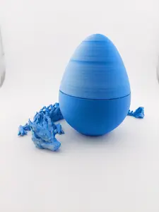 12 Inch Woodland Dragon And Matching Egg! - Articulated - Cinderwing3d - 3D Printed Dragon - Unique Gift