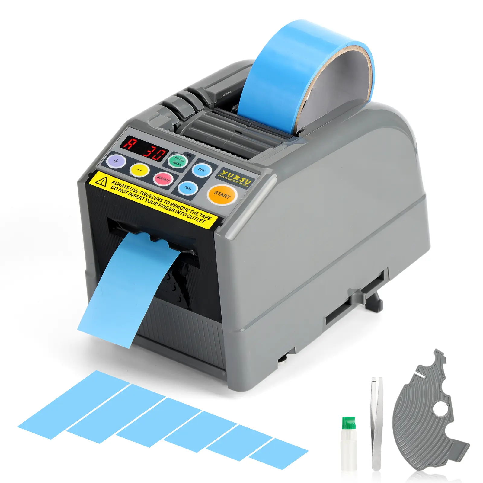 Electric Tape Dispenser, Automatic Ribbon Cutting Machine 6-60mm