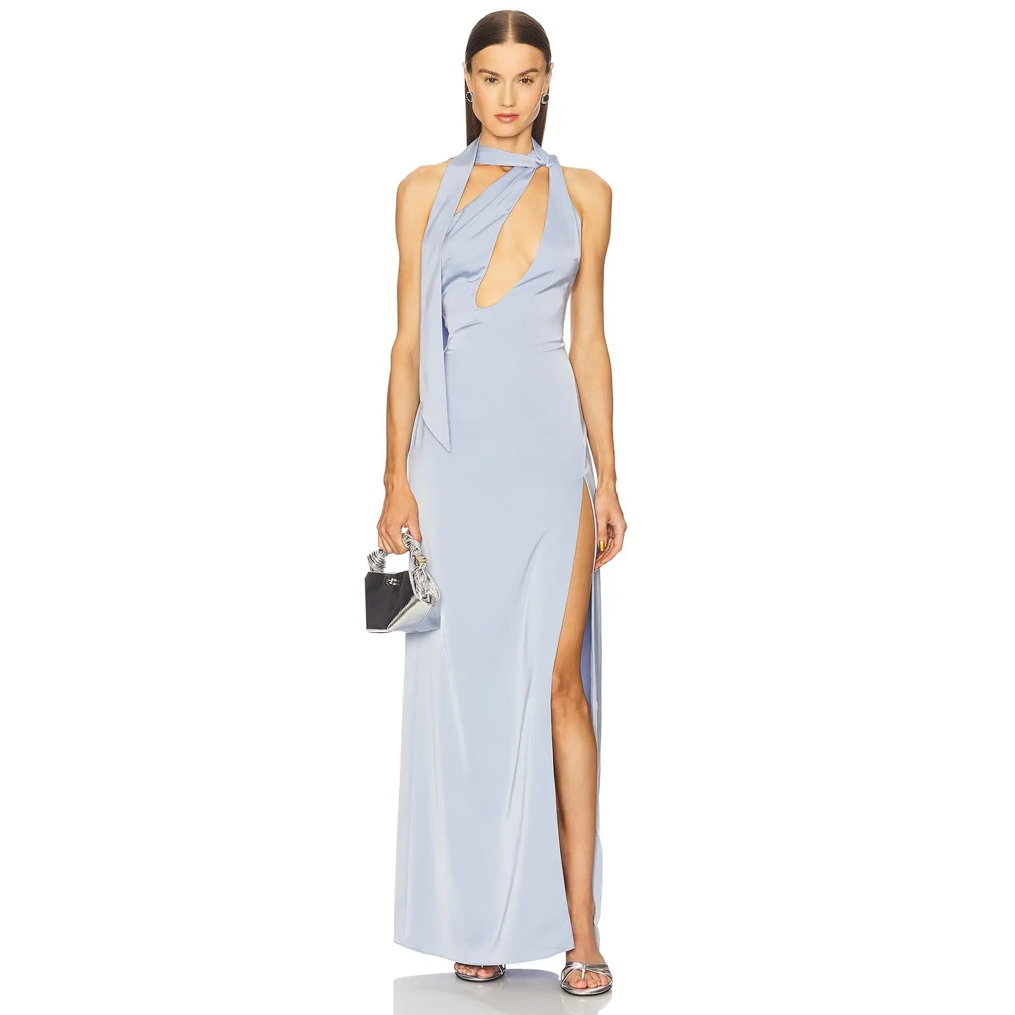 Michael Costello x REVOLVE Jolie Gown in Light Blue - TikTok Shop