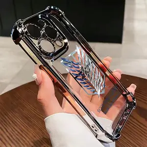 Anime Attack on T-Titan Protective Phone Case Suitable for iPhone 17 16e 16 15 14 13 12 11 Mini Pro Max Air X XR XSMAX 8 7 Plus Anti Fall Protection Matte Back Cover