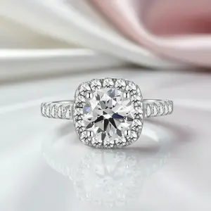 3.0 Ct Round Brilliant Diamond Option Halo Engagement Ring