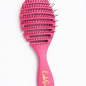 Cepillo Pink Detangling Hair Brush with Soft Bristles for Gentle Styling and Detangling in Cepillo