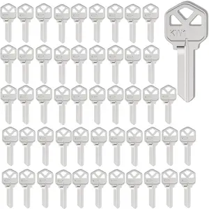 Pack of 50 Uncut Blank Key Blanks in Premium Copper Structure