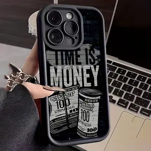 USD pattern Phone cases Case Compatible with iPhone 17 Pro Max 16 16e 15 14 Plus 13 12 Mini 11 Air XR X XS Pattern TPU Lens Protection Durable Soft Cover Gift