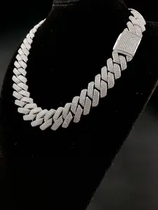 New 20mm Handmade Custom YSS Jewelry Hip-Hop Rap Style High-Quality Multi-Size Unisex Cuban Chain Jewelry Necklace, Classic Glory Hip-Hop Cuban Chain Accessories, Gift for Friends and Family, Unisex Gift for Easter and Thanksgiving