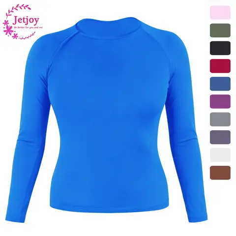 Jetjoy Women's Fitted Everyday Fit Cropped Short Sleeve Seamless Crew Neck T-Shirts - Rib Underband Support, Breathable Activewear for Gym Sportswear