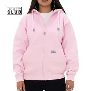 Pro Club Men's Heavyweight Full Zip Fleece Hoodie Casual Soft