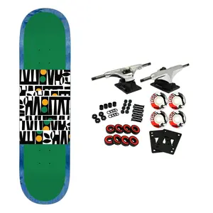 Habitat Skateboard Complete Artisan Apex Stacked Green 8.375" x 32.125"