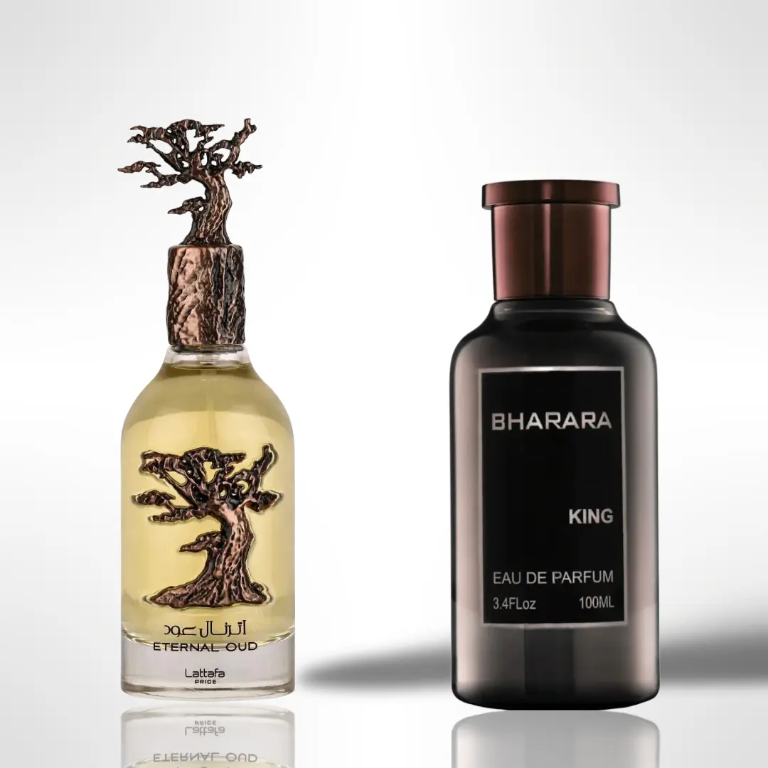 BHARARA King + ETERNAL OUD Unisex Alcohol Base EDP, Luxurious Long Lasting Fragrance, Lattafa 3.4Oz(100ml) Men's Beauty & Personal Care Perfume, Edp Liquid Colognes, Elevated Men's Fragrance