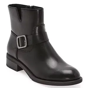 Frye and Co. Womens Size 6, Cormac Moto Buckle Combat Boots, Black