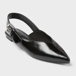 Women’s Victoria Sling Back Side Buckle Flats with Memory Foam Insole – A New Day Women’s Victoria Sling Back Side Buckle Flats with Memory Foam Insole – A New Day