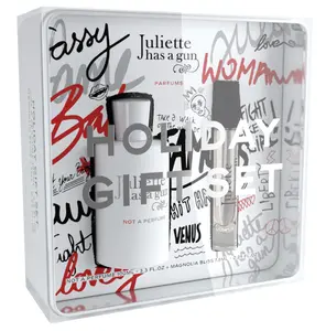 Juliette Has A Gun Ladies Not A Perfume 2PCS Gift Set Contains ( 3.4oz EDP Spray + .25oz MINI EDP )