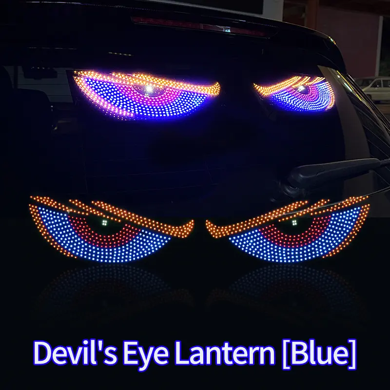 1 pair LED devil eye lights, suitable for car windshields and rear ...