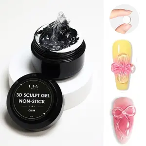 Clear 3D Sculpt Gel Non-Stick  - 3D Nail Art Designs