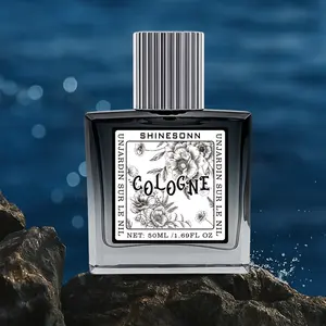 SHINESONN Unisex Cologne 50ml Long Lasting Fresh Floral Masculine Citrus Cologne Spray Fragrance Magnolia Lemon Bergamot Lavender Jasmine Sandalwood Clean Niche Scent Everyday Wear & Bold Arabian Perfume Luxurious Gift Long-Lasting Modern Fragrance