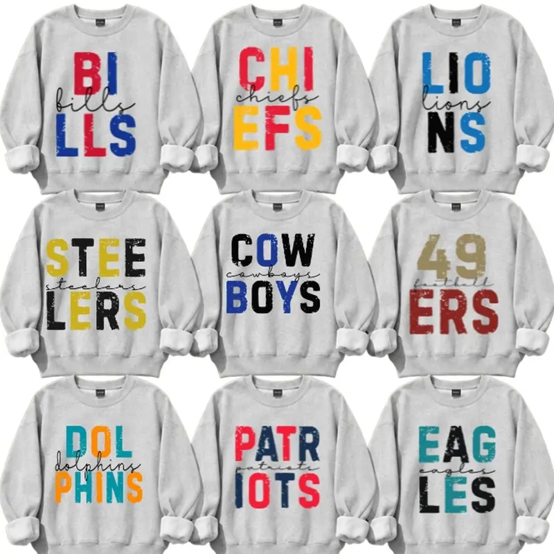 [SALE OFF 50%] Vintage Football First Down All Team Sweatshirt | Team Colors Retro Style | Game Day Unisex Pullover  RGM