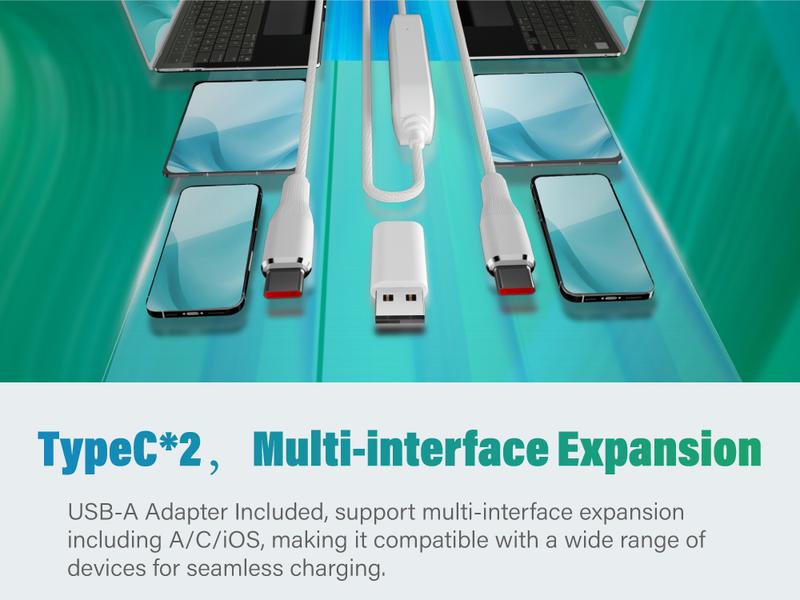 Product Introduction of Data Plan Required | Type-C Cable | GlocalMe UniCord 3-in-1 Data Cable & 65W PD Wall Charger with 4G LTE Hotspot – Register to Get 1GB/Month for 3 Months 9