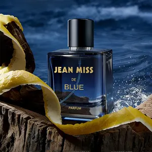 Blue Men's Perfume, Oriental Scent, Vanilla & Amber Aroma, Long-Lasting Fragrance, Ideal Gift, Suitable for Daily Wear