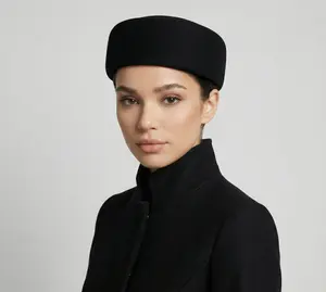 Vintage Women Hat 100% Wool - Bridal Accessory for Wedding Guest