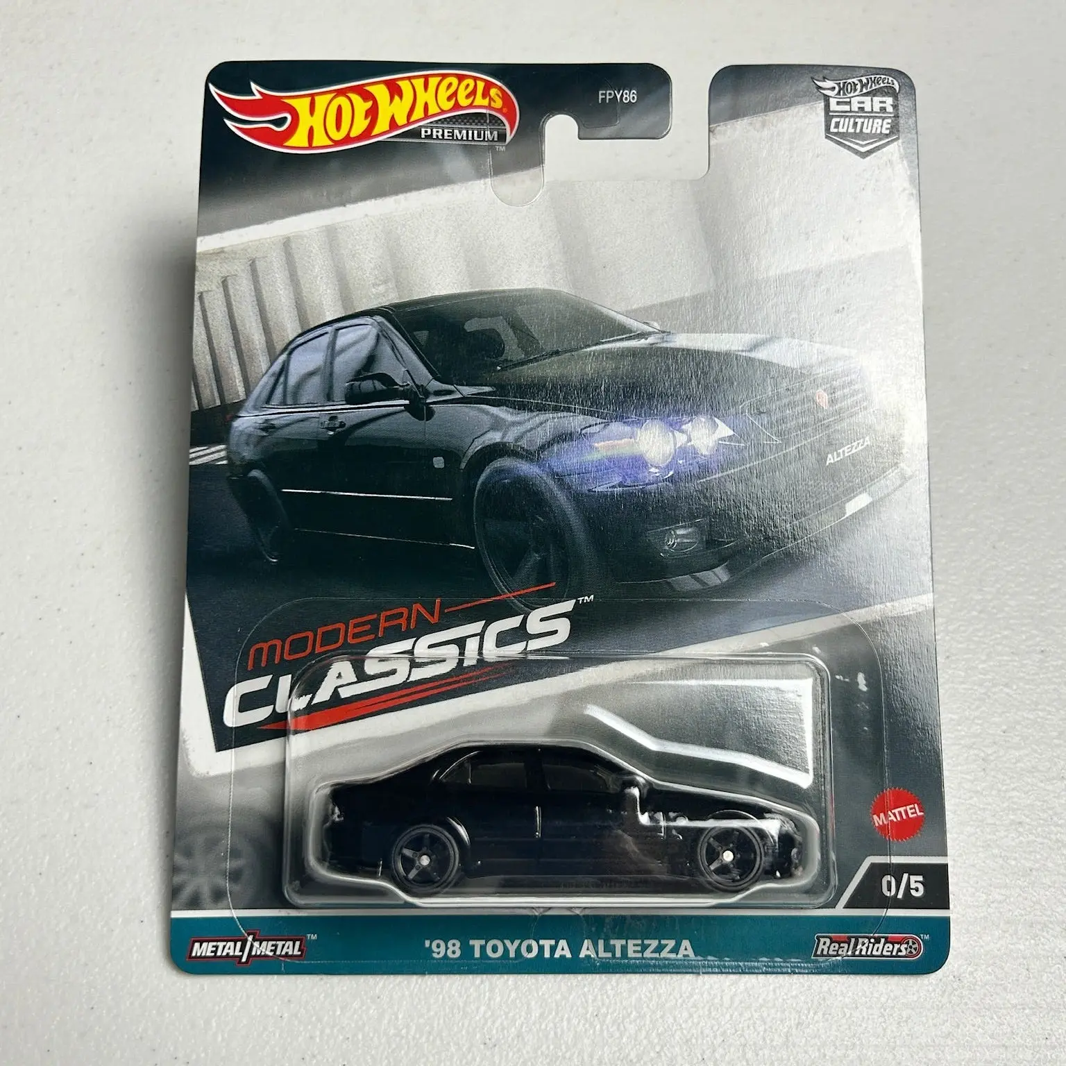 Hot Wheels 1:64 Car Culture Moden Classics '98 Toyota Altezza 0/5 Chase