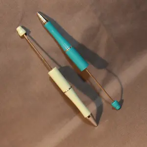 18 Teal blue and a light, Minty Green Slim Beadable Pens - 5.5"