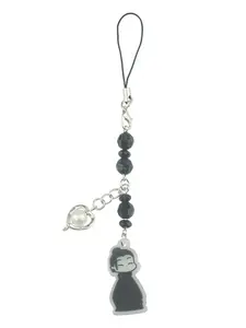 Anime Peripheral Jujutsu Kaisen Gojo Satoru Fashion Acrylic Beaded Phone Case Chain Cartoon Bag Pendant Decoration Phone Charms Phone Accessory Cell Phone Charm