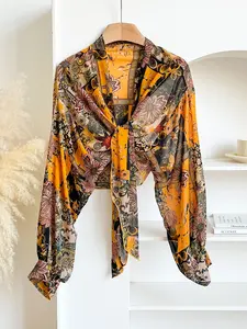 Women's Boho Style Printed Shawl, Boho Pattern Windproof Sand-Resistant Soft Scarf, Fashionable Versatile Wrap for All Seasons, Enhance Your Look