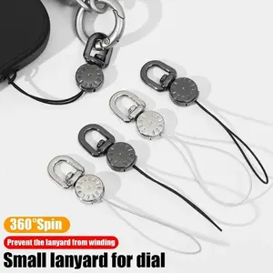 360° Rotatable Hang Rope Hand Wrist Phone Lanyard Strap String Anti-lost Moblie Phone Lanyards Starps Short Ropes Hanging Cord