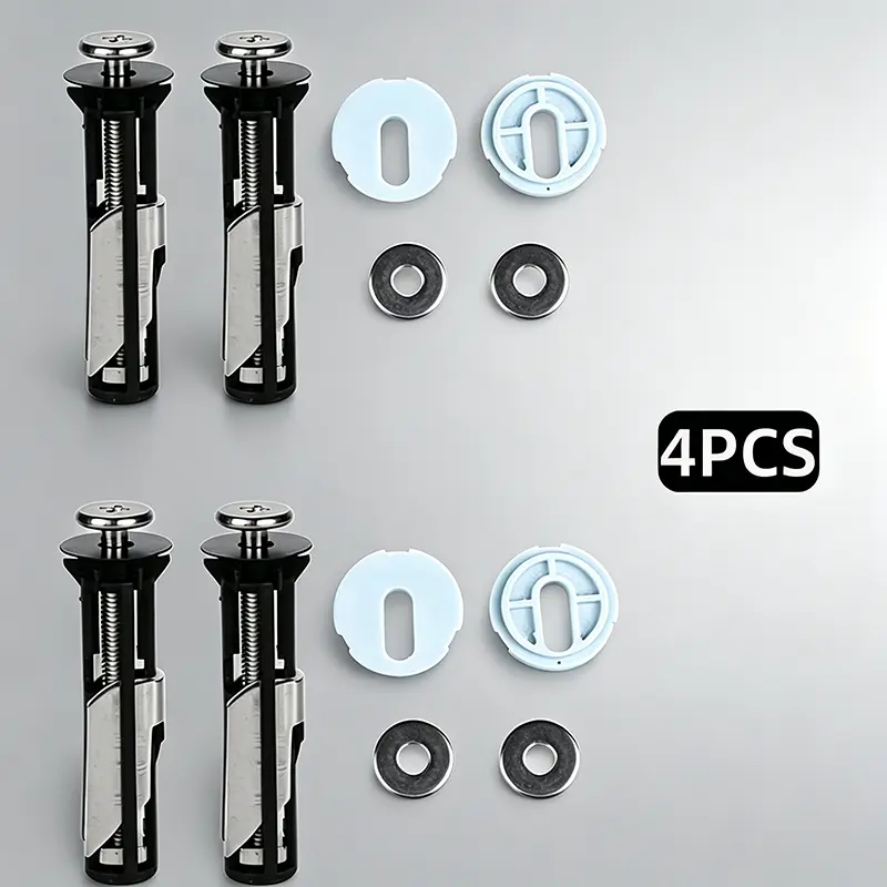 Universal Toilet Seat Bolt & Screw Kit - Quick-Release, Easy-Install Replacement Parts, Wear-Resistant Bathroom Accessories for Old Toilet Cover Fixing & Renovation