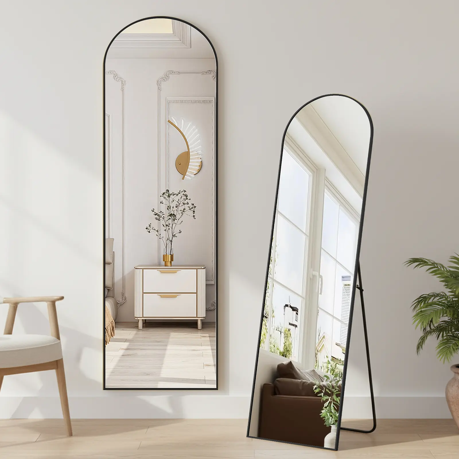 Black-Arched-15×56 Inch