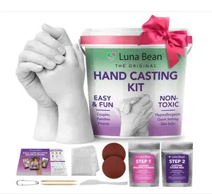 Hand Casting Kit – The Original Hand Mold Kit – Mothers Day Gifts for Mom - Anniversary Engagement Gifts for Women Men Couples Wife Boyfriend Girlfriend Wedding Bridal Shower