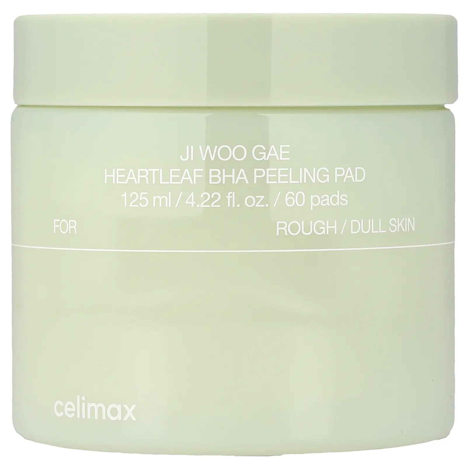 Celimax Ji Woo GAE Heartleaf BHA Peeling Pad, 60 Pads, 4.22 fl oz (125 ml)