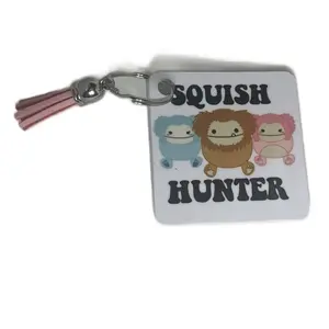 Squishmallow Inspired Squishmallow Sublimation Keychain Double Sided with same design