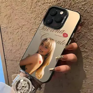 Fashionable and unique singers S-SabrinaS and C-CarpenterS Phone Case Suitable for iPhone 17 16e 16 15 14 13 12 11 Mini Pro Max Air X XR XSMAX 8 7 Plus Anti Fall Protective Matte Back Cover